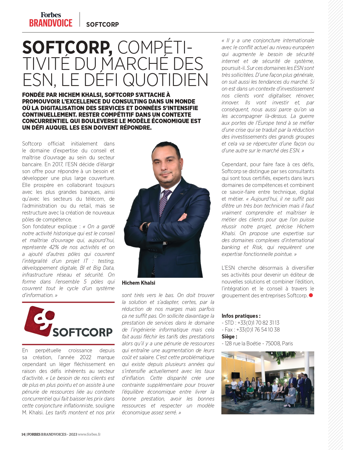 Le prestigieux Magazine FORBES parle de nous