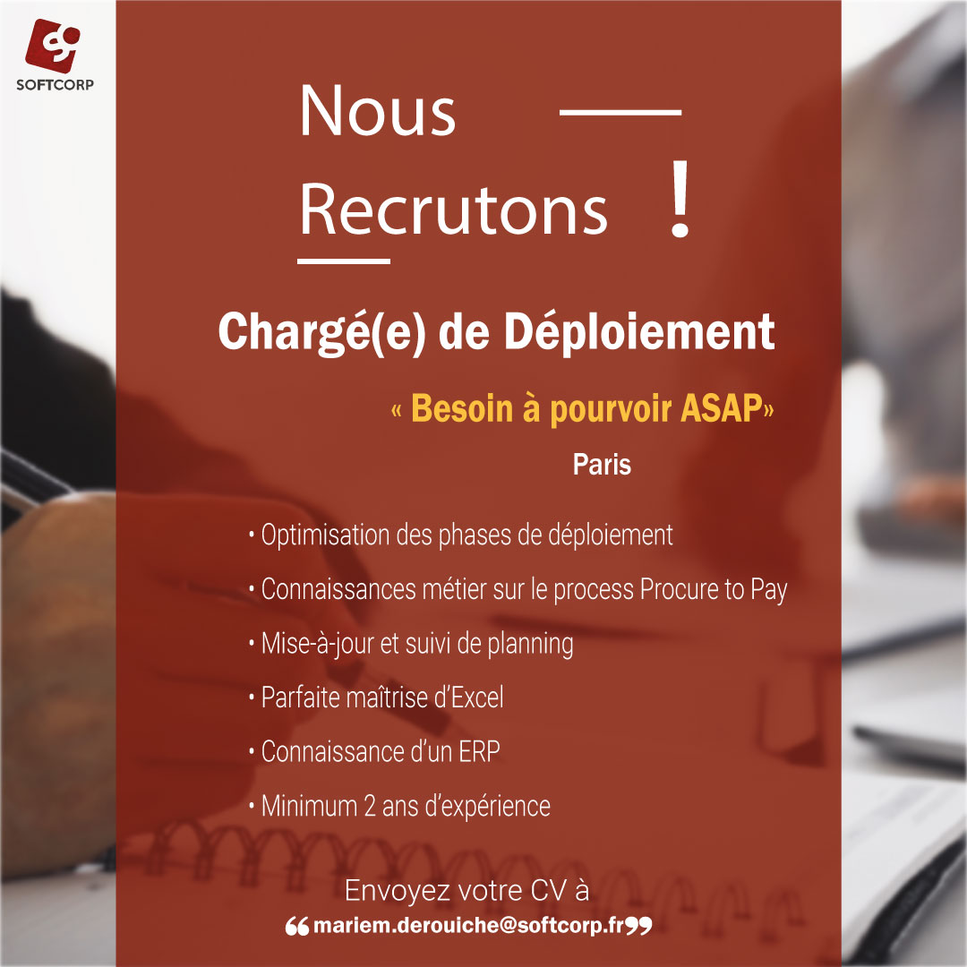 Chargé(e ) de Déploiement