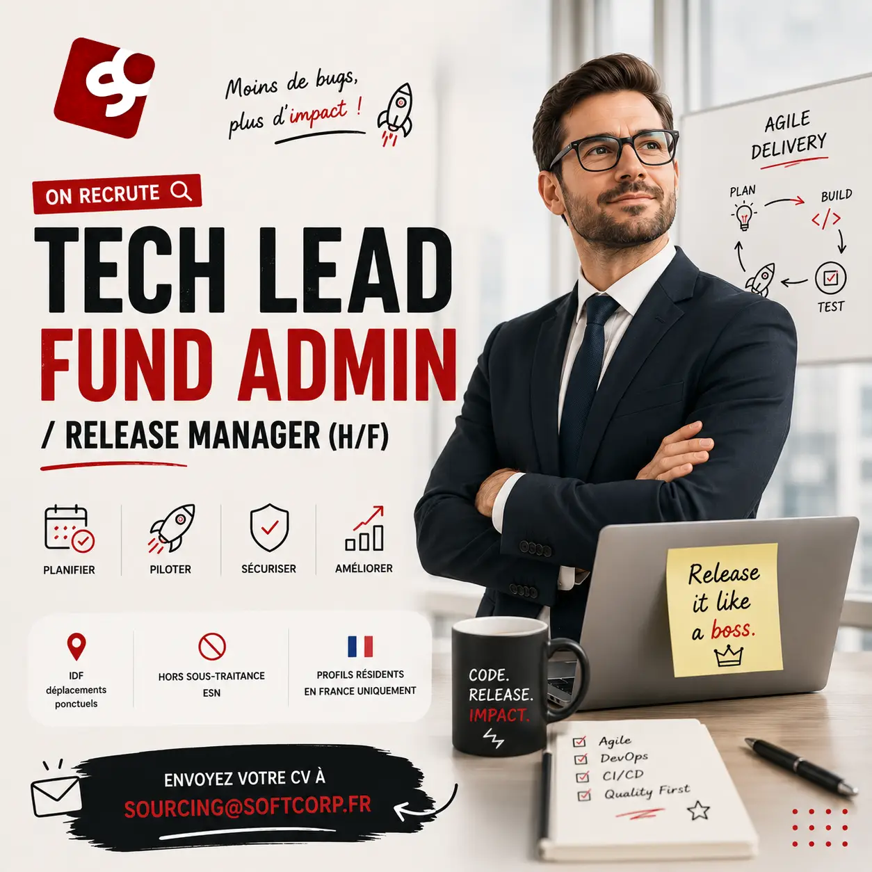 Tech Lead Fund Administration / Release Manager (H/F)